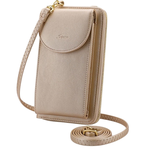 Handbags - S-Zone Small Crossbody Bag - Cell Phone Purse RFID Blocking Wallet
